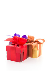 Gift box isolated on white background