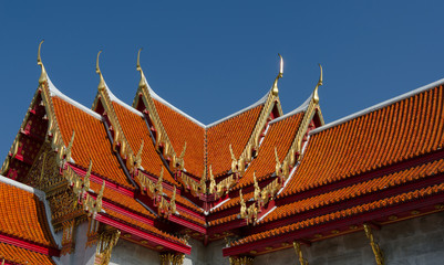 Fototapeta na wymiar Wat Benchamabophit in Bangkok, Thailand.