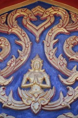 Fototapeta na wymiar the figure of deva sculpture 002
