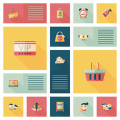 shopping flat app ui background,eps10