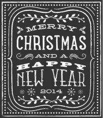 Chalk Christmas Card © Giraphics
