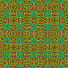 Kaleidoscope seamless abstract colorful background.