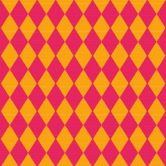 Tuch mit roten und gelben Rautenmuster