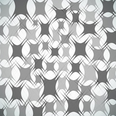 Abstract luxury figures on gray background