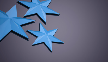Blue stars background