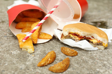 Fast food litter