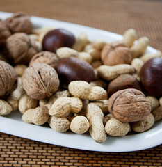 fruits secs d'automne