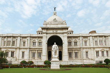 Victoria Memorial landmark in Kolkata, India