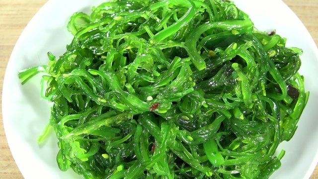 Portion of Kelp Salad (not loopable)