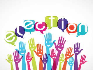 groupe mains souriantes : élection