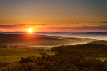 Obraz premium Foggy morning