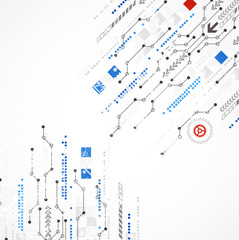 Abstract technology business template background.