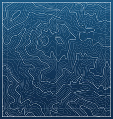 Obraz premium Blueprint Map