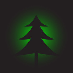 Christmas tree. vector illustration