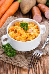 Fresh made Carrot Stew