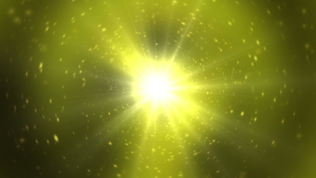 Explosion Yellow Stars