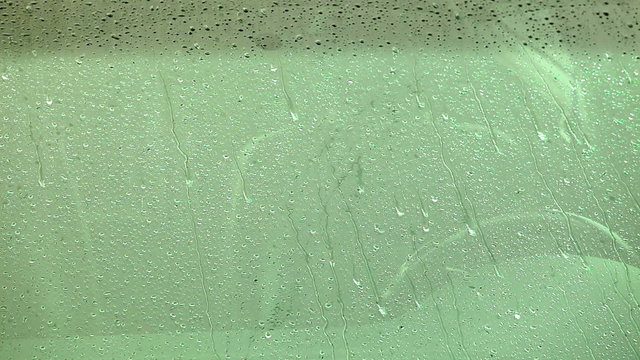 Car front window in rain 03