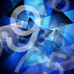 abstract background with numbers