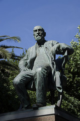 Naklejka premium famous man statue in jelsa