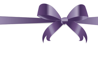 Schleife lila / violett