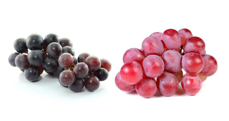 grapes isolated on over white background