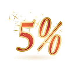 5 percent icon