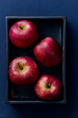 Ripe red apples