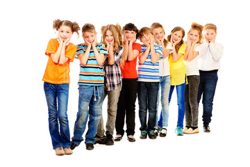 Fototapeta premium group of teens