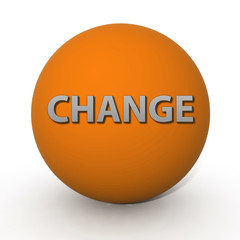 Change circular icon on white background