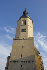 Fototapeta na wymiar Spätgotische Stadtkirche in Laucha (1496, Sachsen-Anhalt)