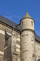 Spätgotische Stadtkirche in Laucha (1496, Sachsen-Anhalt)