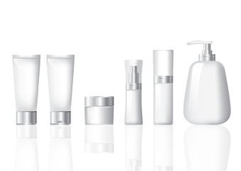 package cosmetic silver set