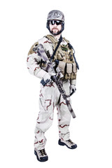 Bearded special warfare operator