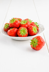 Fragole, fuoco selettivo