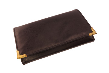 Geldtäschchen schwarz, isoliert