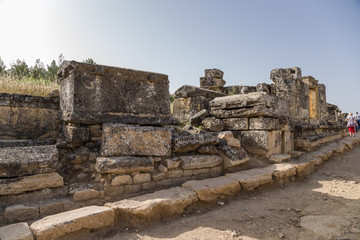 Turkey, Hierapolis. Crypts of the antique necropolis