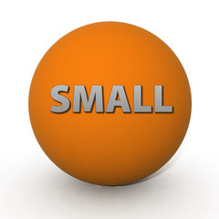 Small circular icon on white background