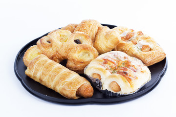 Mixed bread danish