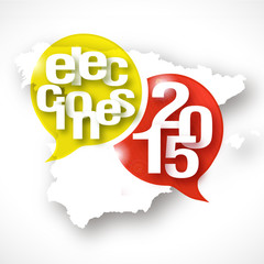 bulles rayées : elecciones generales 2015 carte