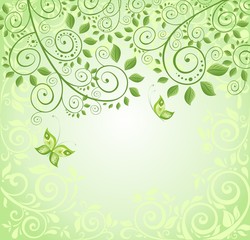 Spring decorative card