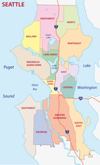 seattle administrative map