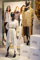 Mannequins in the store window