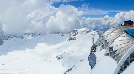 Zugspitze skie mountain, Germany