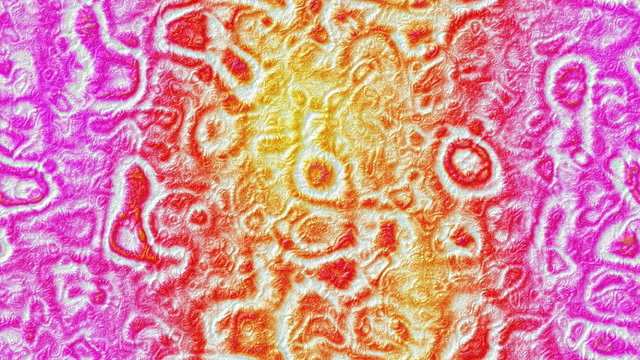 Alien skin generated seamless loop video