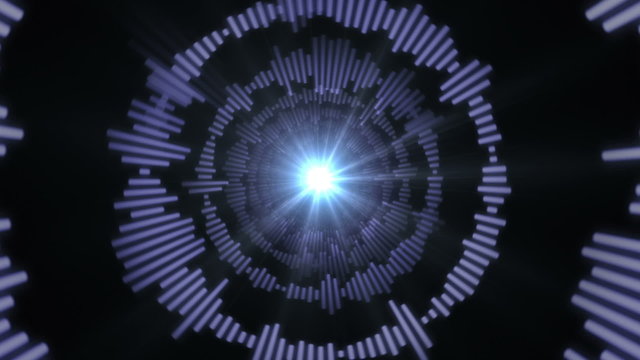 Music Lines Tunnel Background