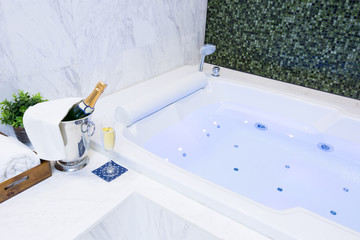 Champagne and Jacuzzi Spa