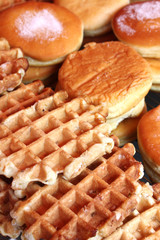 Gaufres et beignets