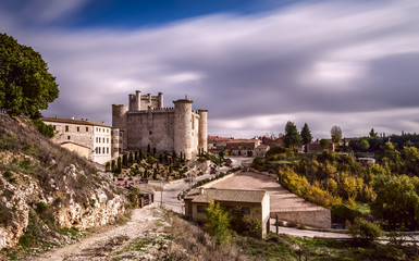 Fototapeta na wymiar Medieval castle.Torija. Spain