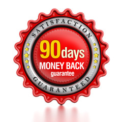 90 days money back guarantee