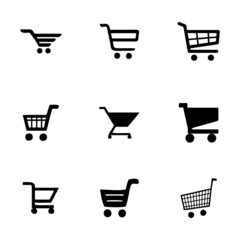 Vector shopping icon set - 73852781